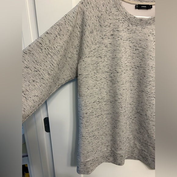 VINCE Heathered Gray Crewneck - Picture 5 of 9